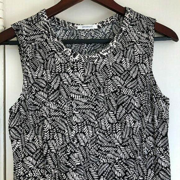 Promod Leaf Print Dress - Picture 3 of 7